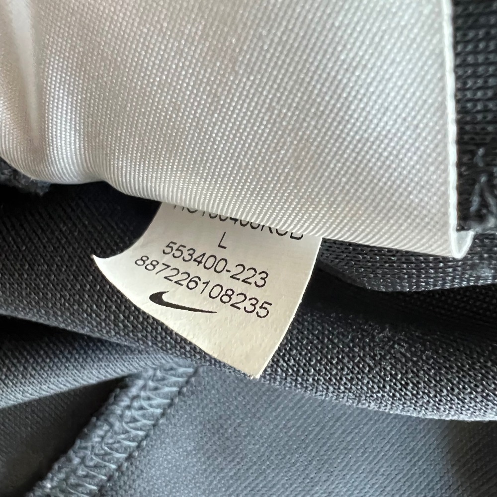 Nike Track Jacket Mens Large Black Grey Dordt College Defenders Dri-FIT 553400 - Picture 5 of 9